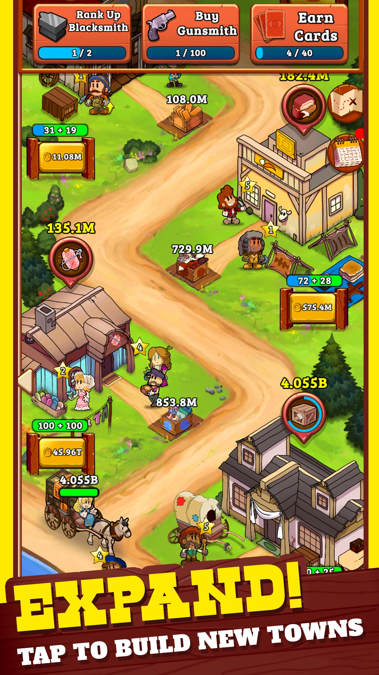Idle Frontier: Tap Town Tycoon screenshot