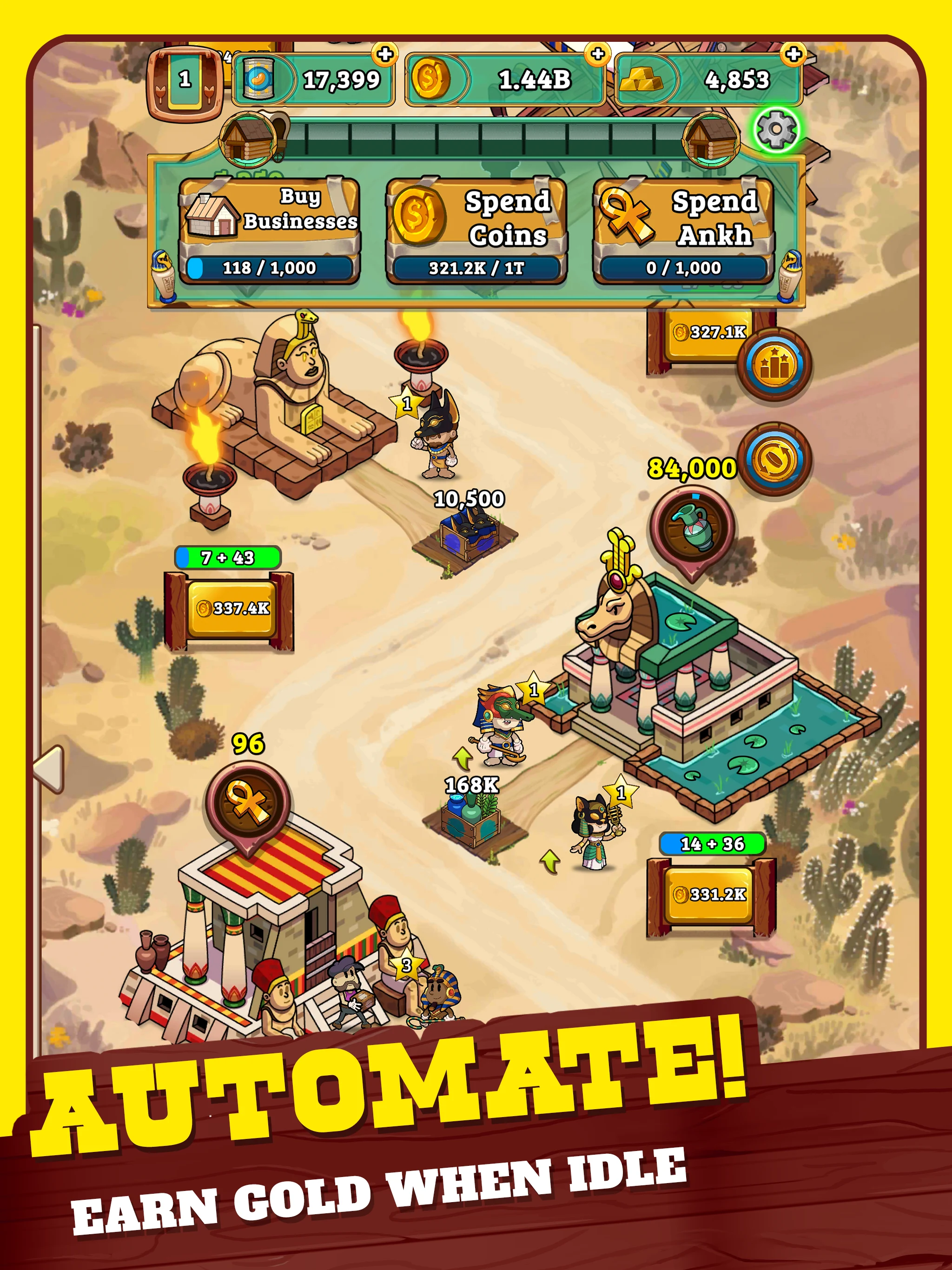 Idle Frontier: Tap Town Tycoon screenshot