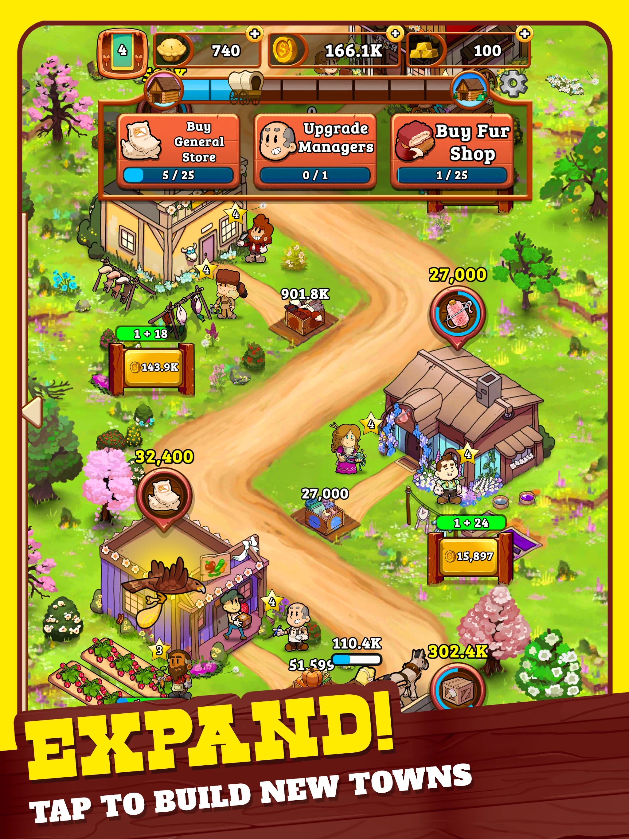 Idle Frontier: Tap Town Tycoon screenshot